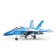 Avion FMS EDF F/A‑18 Hornet (Sim) Gris 64mm PNP
