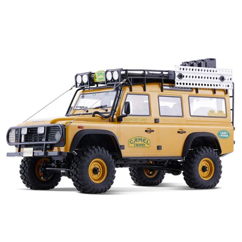 FMS FCX10 Land Defender 110 Camel Trophy...