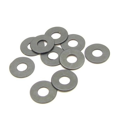 Aluminium-Einstellscheibe 3x6x1.0mm Gunmetal...