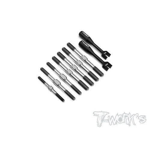 T-Works Mayako MX8 Titan-Spurstangensatz