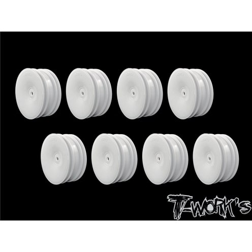 Front Wheel 2.2 12mm White (8 pcs.)