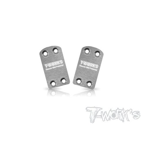 Protector Chasis Trasero Inox AE RC10 B7 (2 Uds.)