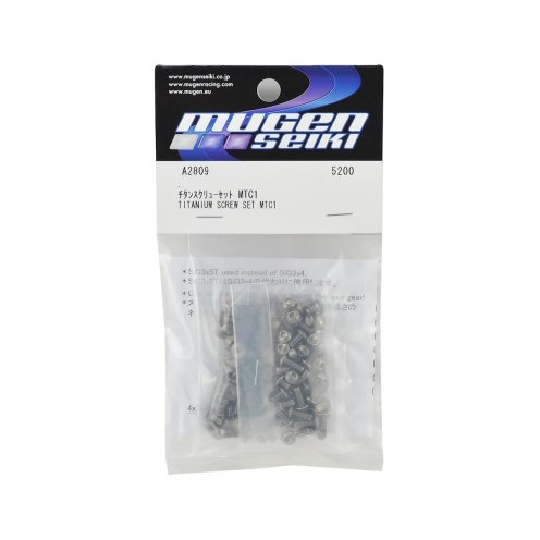 Set di Bulloneria in Titanio Mugen MTC1 Opzionale