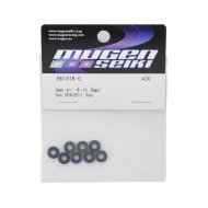 Rondelle anodisée dure de 3 mm (1,0 mm) MTX6 Mugen (8U.)