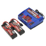 Traxxas EZ-Peak Charger Dual + 2X LiPo 11.1v 5000mAh