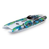 Traxxas DCB M41 Catamarano da Corsa TQi TSM Verde
