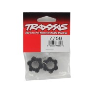 Hexagonos Rueda + Clips Traxxas X-Maxx (Schwarz) (2)