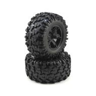 Traxxas X-Maxx Pre-Mounted Tires & Wheels (2)