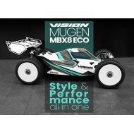 Bittydesign Vision Pre-Cut Mugen MBX8 Eco Buggy Body (Clear)