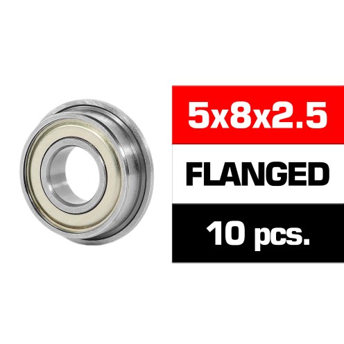Ultimate Racing 5x8x2.5 Bride ZZ (10U.) Roulements