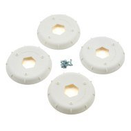 AKA Evo 1/8Th Wheel Stiffener (White) (4)