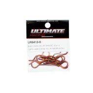 Clips Karosserie 1/8 Orange Ultimate Racing