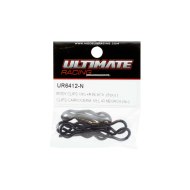 Clips Karosserie 1/8 Schwarz Ultimate Racing