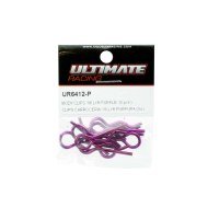 Ultimate Racing 1/8 Clips de carrosserie violets